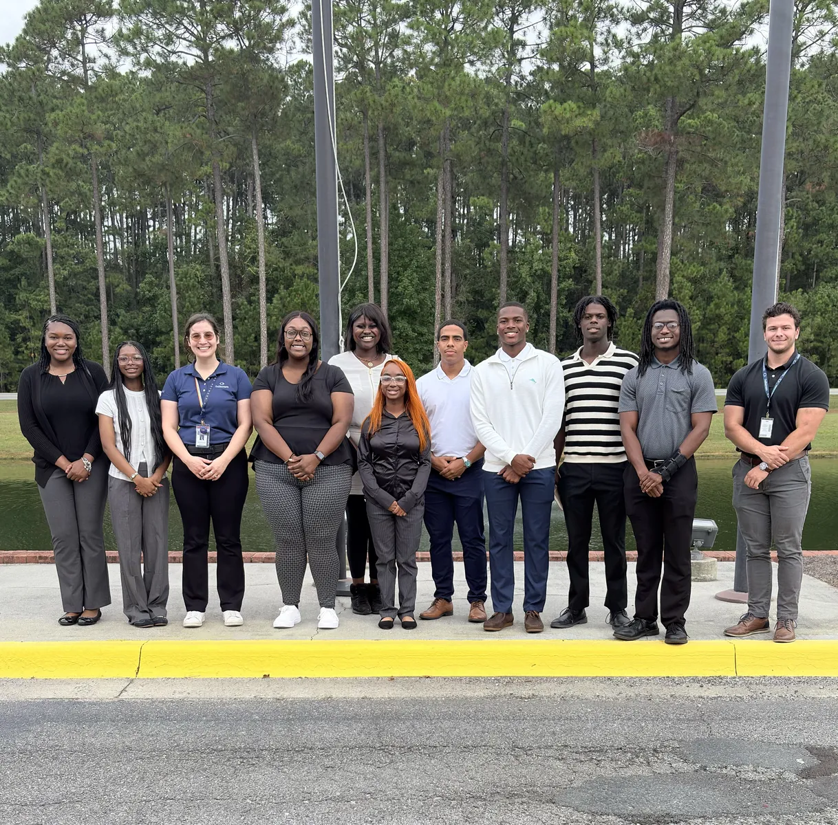 NSBE GSU members participating in a corporate immersion experience