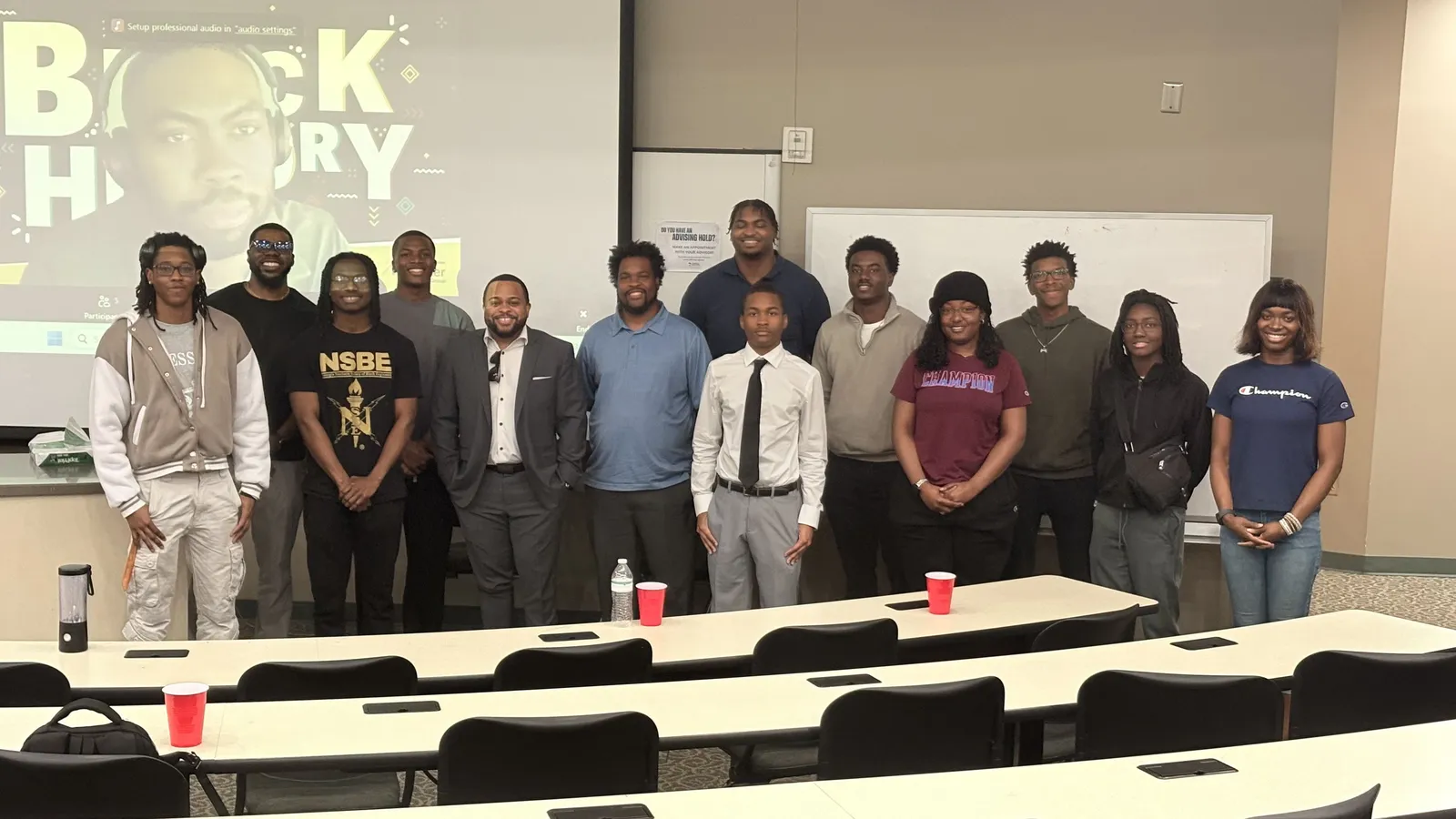 NSBE GSU members participating in the Inside the Industry Series