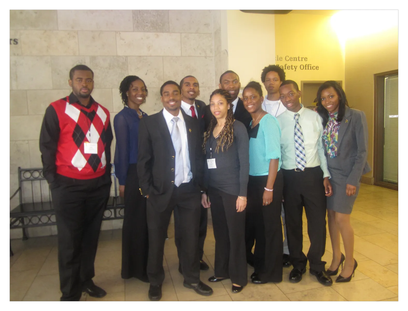 NSBE GSU members at a chapter event