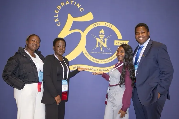 NSBE GSU members at a chapter event