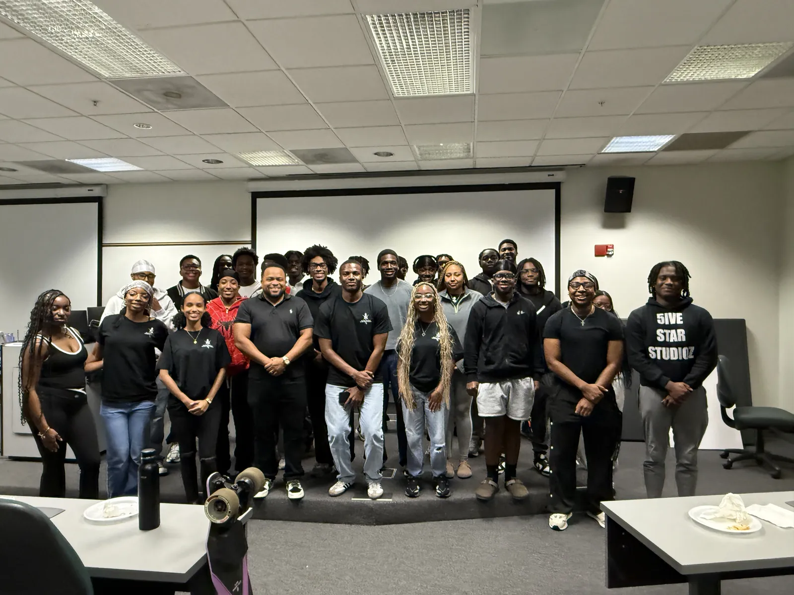 NSBE GSU members attending a study hall