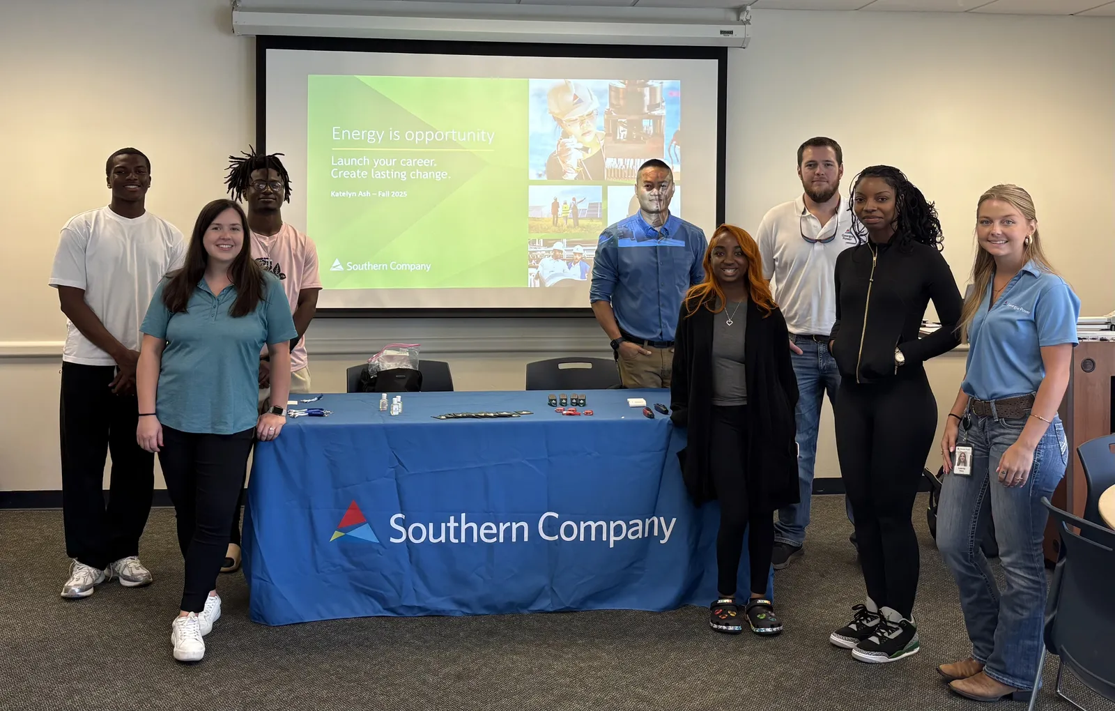 NSBE GSU members participating in a networking social night
