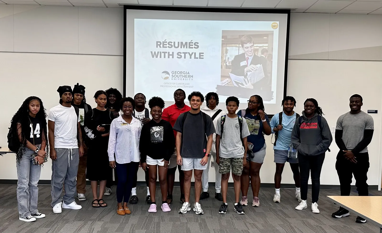 NSBE GSU members participating in a professional development event